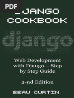 Django Cookbook Web Development With Django - Step by Step Guide