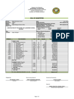 Bill of Quantities: Iv. Total Construction Cost (I + Ii + Iii)