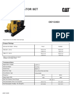 150 KVA Caterpillar DE33E0 Diesel Generator Set