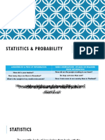 Statistics & Probability