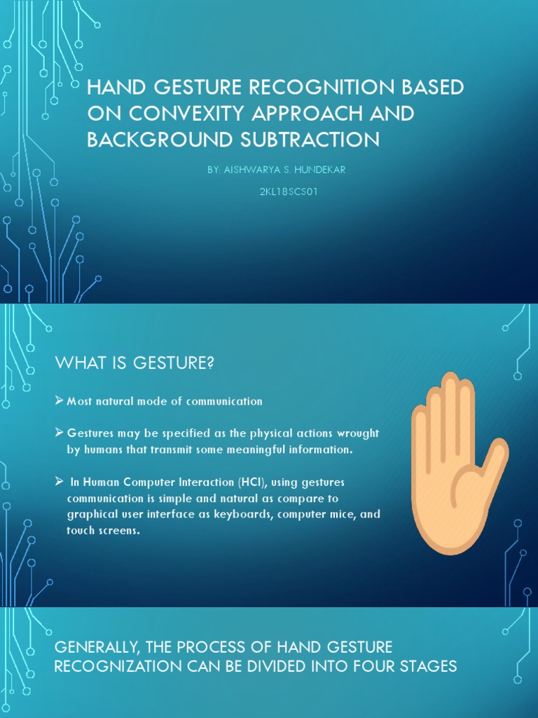 Hand Gesture Recognition Guide | PDF | Multidimensional Signal ...