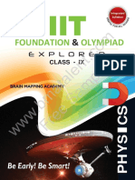 IIT Foundation Olympiad Explorer Class 9 Physics