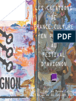 Les créations de France Culture au Festival d'Avignon 2019
