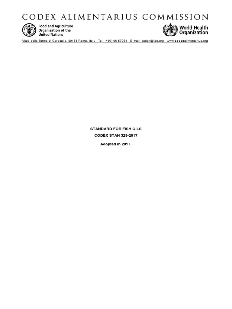 Codex の魚油規格 _ 魚油 濃縮処理 , 第79回コーデックス連絡協議会 資料一覧 – ZARGFV