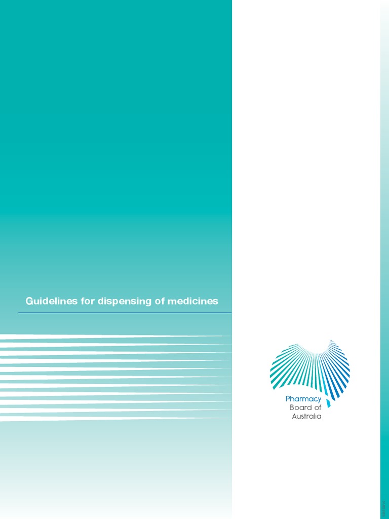 Pharmacy Dispensing Guidelines Overview | PDF | Pharmacy | Medical ...