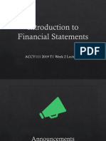ACCY111 T1 Wk 2 L2 Introduction to Financial Statements