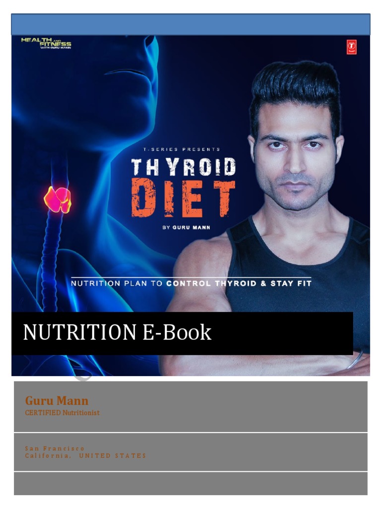 Thyroid Diet Ebook by Guru Mann PDF Hypothyroidism Thyroid