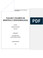 Examen de Bioetica y Epistemologia