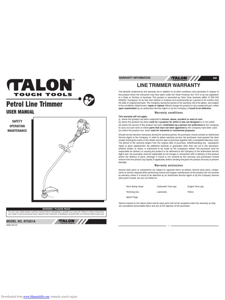 talon line trimmer