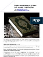 Sejarah Pemeliharaan Al Qur An Di Masa Rasulullah Sampai para Khalifah