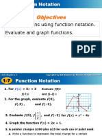 Objectives: Write Functions Using Function Notation. Evaluate and Graph Functions