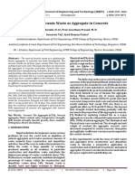Reuse of Ceramic Waste As Aggregate in Concrete PDF