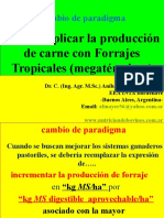 Como Duplicar La Prod. de Carne Con Forrajes Tropicales