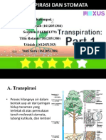 Transpirasi Dan Stomata