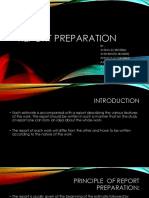 Report Preparation (2)