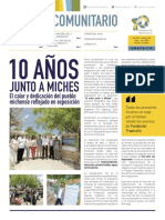 Boletín Comunitario: 10 Años Junto A Miches