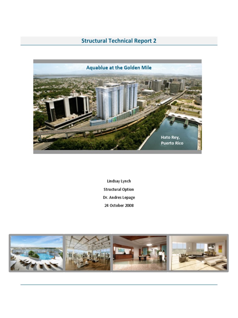 Structural Analysis of Aquablue Project | PDF | Wall | Precast Concrete