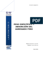 Prc3a1ctica Nc2b0 31 1 Peso Especifico y Absorcion de Agregados Fino