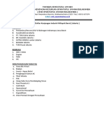 Daftar Perencanaan Kunjungan Industri