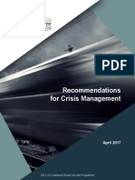 Recommendations For Crisis Management