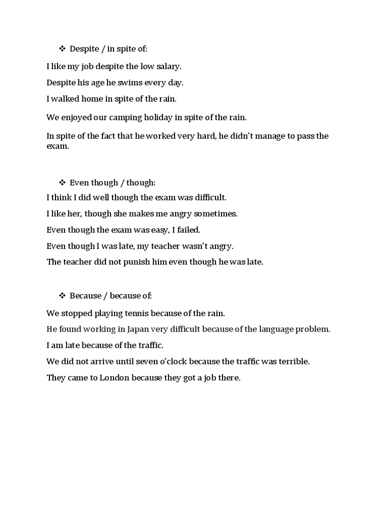 Common English Conjunctions Explained | PDF