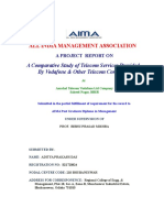 Aditya Telecom Project mba sip project