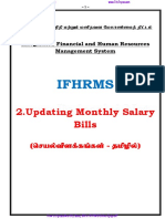 How To Update Monthly Salary Bill in Ifhrms Online Epayroll PDF