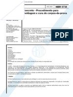 ABNT NBR 5738 - 2003 - Procedimento para moldagem e cura de corpos de prova.PDF