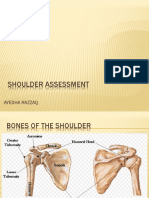 Shoulder Assessment: Ayesha Razzaq