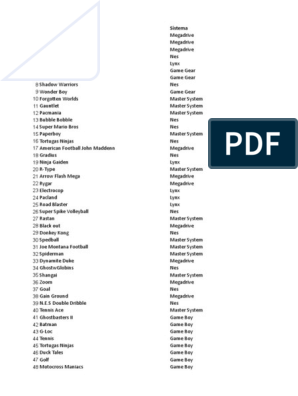 Base de Datos de Puntuaciones en Revistas de Videojuegos