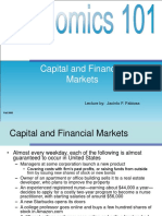Fabio S A Lecture 12 Capital and Financial Market