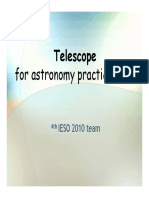 Telescope Scop: For Astronomy Practical Test