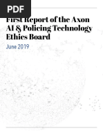 Axon Ethics Board First Report