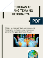 Katuturan at Limang Tema NG Heograpiya PDF
