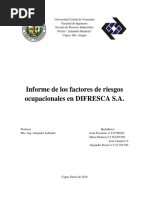 Informe de Riesgo