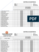 Registro de Asistencia 1°U