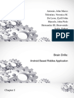 Brain Drills App Design