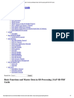 Basic Functions and Master Data 