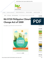 RA 9729 Philippine Climate Change Act of 2009 _ ATLAS-CPED