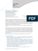 La Comunicación y La Información en Un Mundo Que Se Virtualiza Desarrollos y Funciones Previsibles