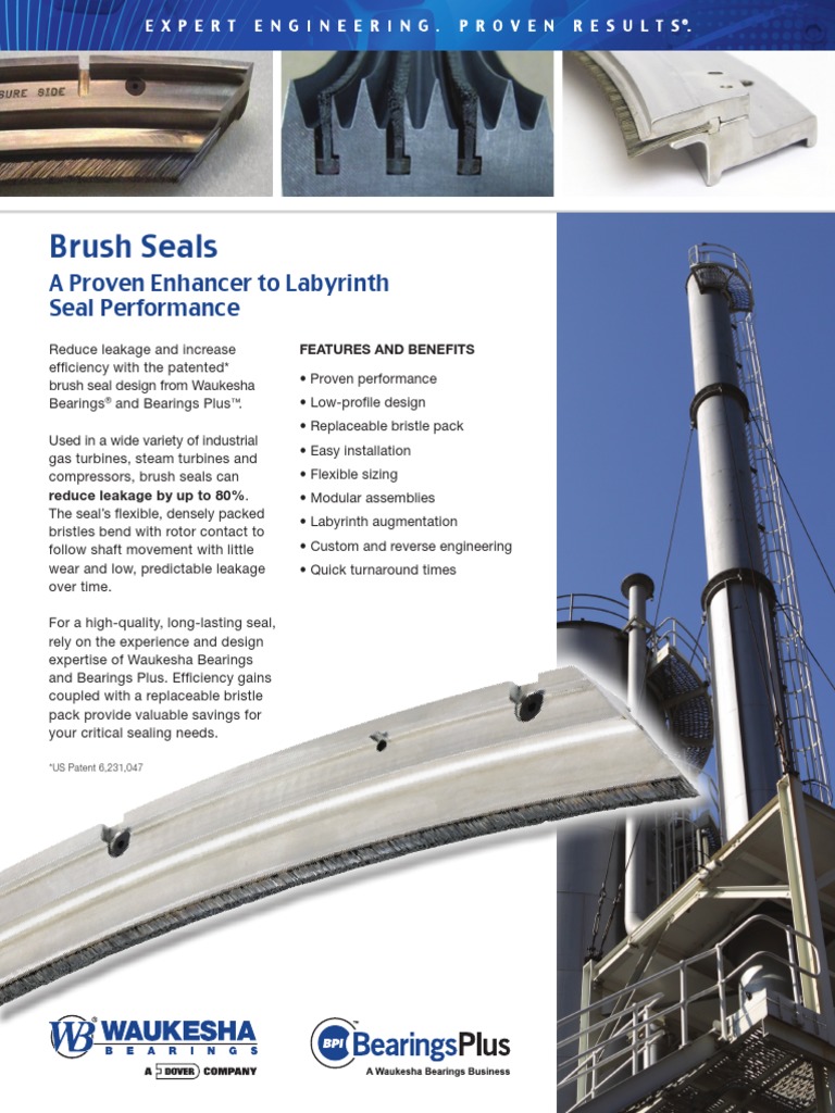 Waukesha Bearings Brush Seals US PDF Bearing (Mechanical) Turbine