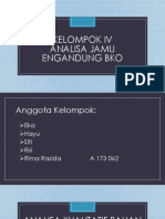 Analisa Kualitatif Jamu Mengandung BKO Kelompok 4