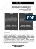 Cambiemos y El Liberalismo Elementos para El Análisis Del Vínculo Del Gobierno Argentino Con El Pensamiento Liberal - Nicolás Fava