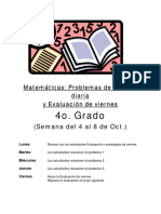 Matemática - Problemas 4to Grado