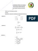 Derivadas de Funciones Exponteciales