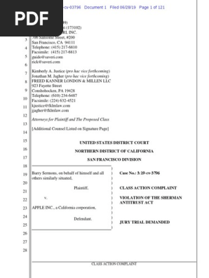 Ios Developer Class Action Pdf App Store I Os Ios
