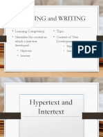 c4l1 Hypertext and Intertext