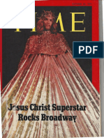 Time Magazine Article On Jesus Christ Superstar, Oct. 25, 1971-10-25-71