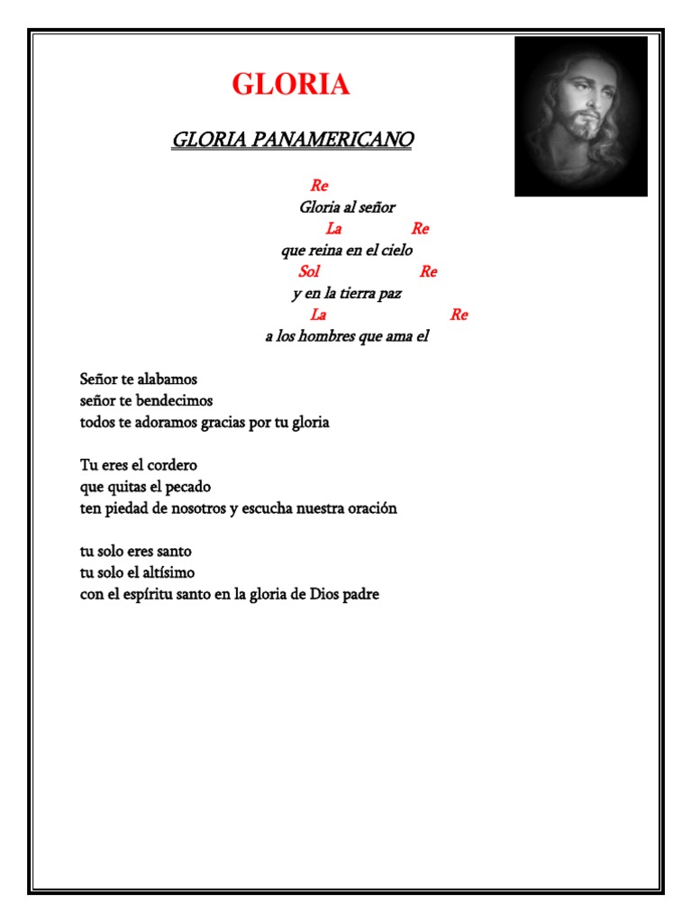 Cantos de Gloria | PDF | Cordero de Dios | Oración