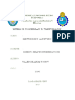 Sistema de coordenadas y transformación